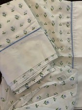 Fieldcrest Perfection 80s/90s Vintage Sheet Set - Twin - Blue Floral