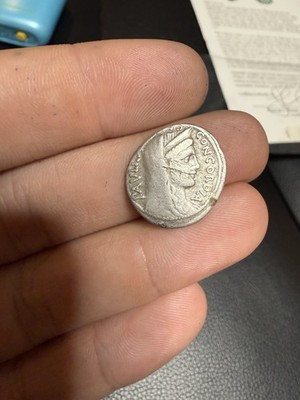 L. Aemilius lepidus paullus Ancient Roman republic silver denarius 