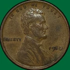 1910 Lincoln Wheat Cent Choice Extremely Fine XF+ Coin #36939