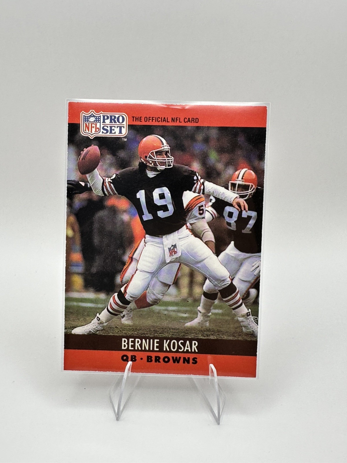 Bernie Kosar 1990 Pro Set Cleveland Browns - FREE SHIPPING (8/3#2)