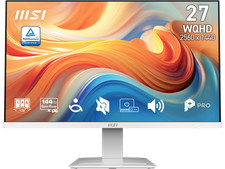 MSI 27 inch WQHD 2K 1440P 144Hz IPS 1ms White Computer Monitor with Built-in