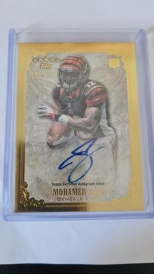 Topps NFL Football Mohamed Sanu Autogramm Gold Bangals WR / 006