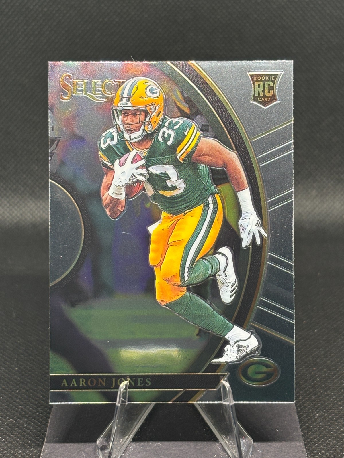 Aaron Jones 2017 Panini Select - Concourse #5 Green Bay Packers Rookie