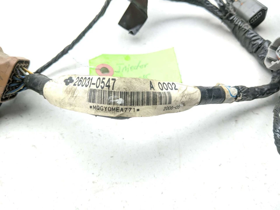 06-11 Kawasaki Ninja ZX14 ZX1400C Inyector Sub Cableado Arnés 26031-0547 TR Foto 3 de 4