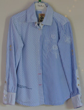 ⭐Neu⭐R95th*Gipsy Sailor*Bluse*Gr. 8 (128)⭐Mädchen⭐NP: 75 €⭐blau weiß gestreift