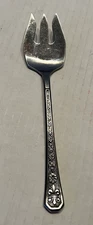 VTG Interpur Florenz 8 Petal Stainless Steel Japan Floral 8.5" Serving Fork
