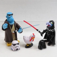 Star Wars The Muppets Gonzo/Darth Sam Eagle/Obi-Wan Camilla Disney Parks 2011