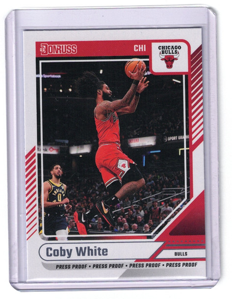 🔥2024-25 Donruss Coby White Press Proof Chicago Bulls #17🔥