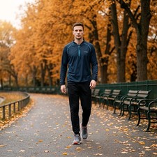 Muddyfox grau Langarm atmungsaktiv leicht Full Zip Fahrradjacke Herren L