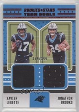 2024 Panini Rookies & Stars Team Duals /399 Xavier Legette Jonathon Brooks 1bu3