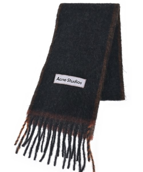 Acne Studios Scarves GrayxBrown 2200693702023