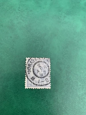 timbre nederland reine wilhelmine 1898 12 1/2 cent oblitéré - Photo 1/2