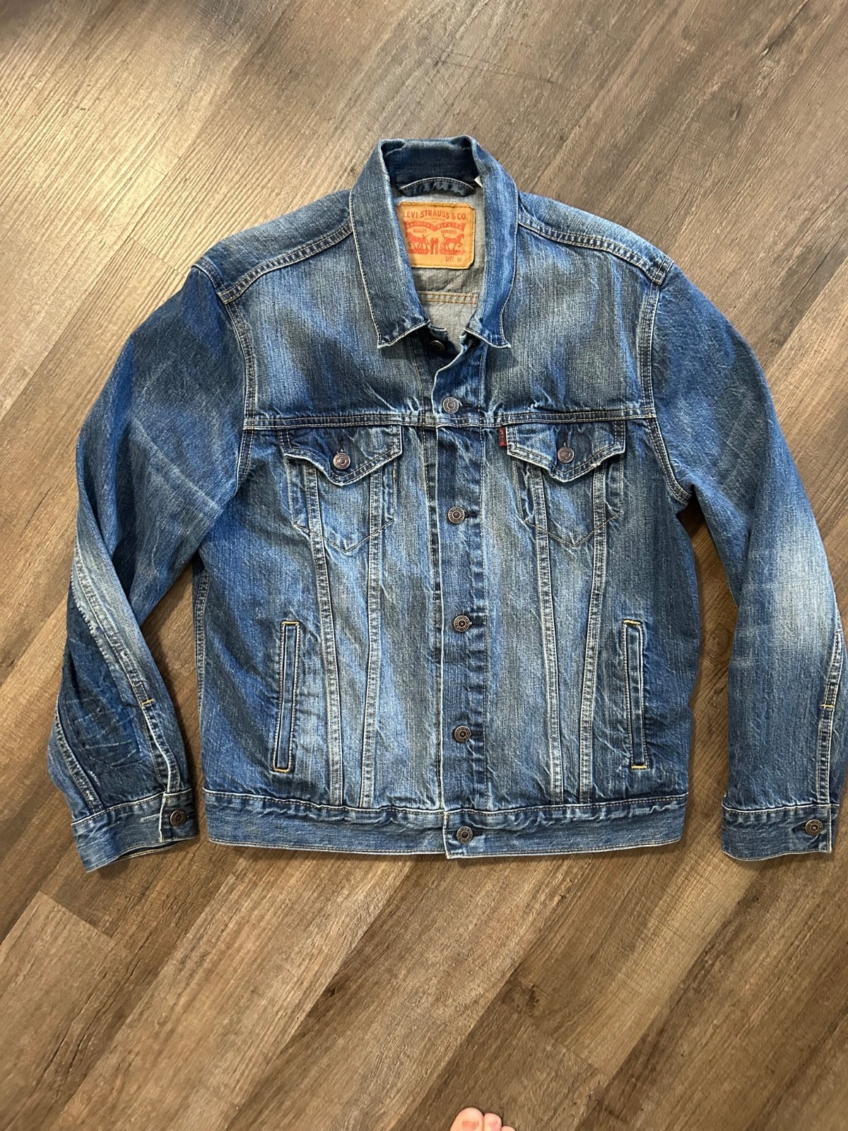 Levi’s authentic distressed patchwork patched ret… - image 3