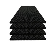 4 Pack Egg Crate Foam Sound Proof Foam Panels for Walls,48''X24''X2'' inch Ac...