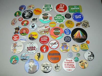 Batch of Vintage Button Pins | eBay Batch of Vintage Button Pins | eBay