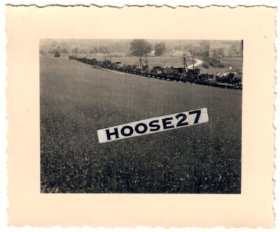 Foto WH 2.PD SR2 franz. Militärzug bei Dole Frankreich 18.06.1940 2.WK orig 6201