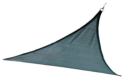 ShelterLogic Shade Sail Triangle, 12 ft. x 12 ft. x Heavyweight Sea Blue