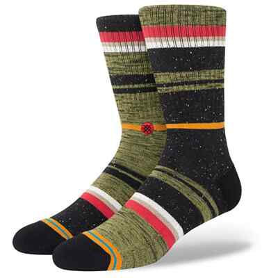 New With Tags Men's Stance Sleighed Crew Socks Size Large