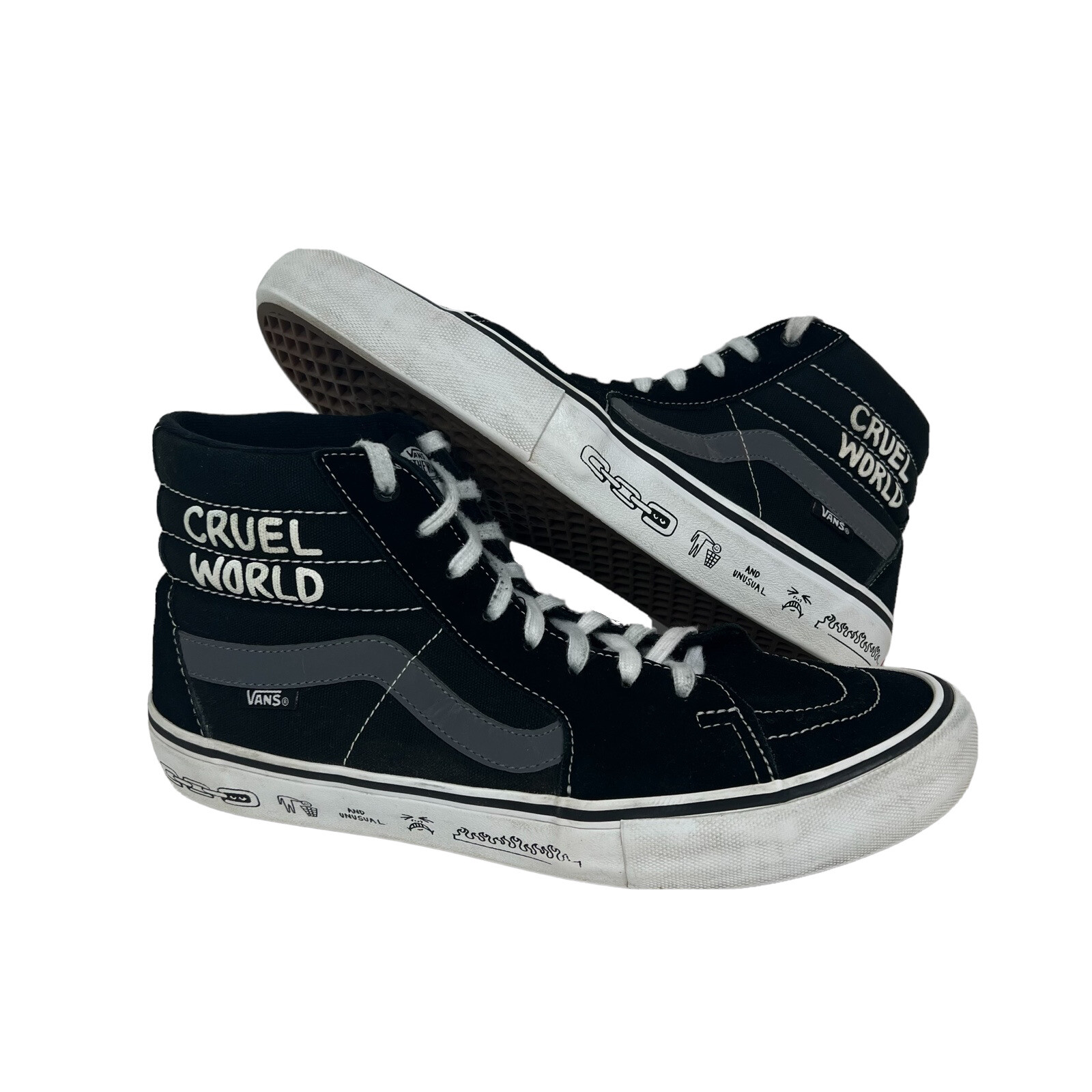 member option charter Vans x Cult SK8 Hi Pro Shoes Mens Size 12 Cruel World Send Rescue Black | eBay member option charter Vans x Cult SK8 Hi Pro Shoes Mens Size 12 Cruel World Send Rescue Black | eBay
