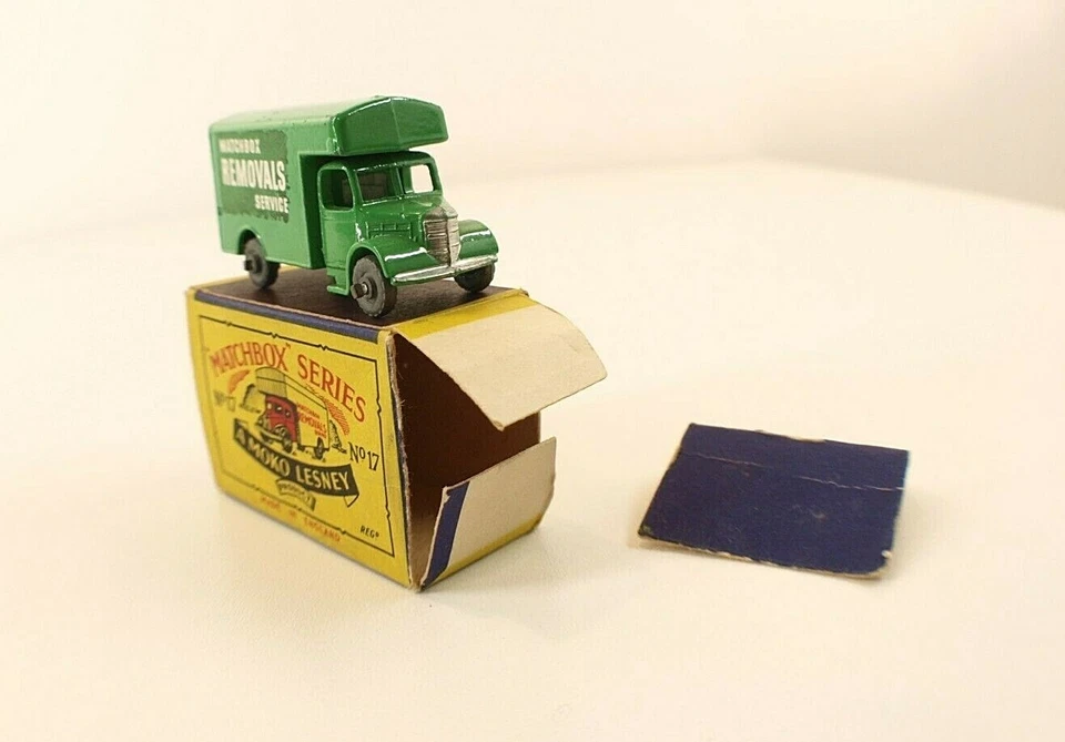 Matchbox Serie Nr. 17 Bedford Umzugswagen Nie Gespielt In Der Schachtel - Bild 2 von 4