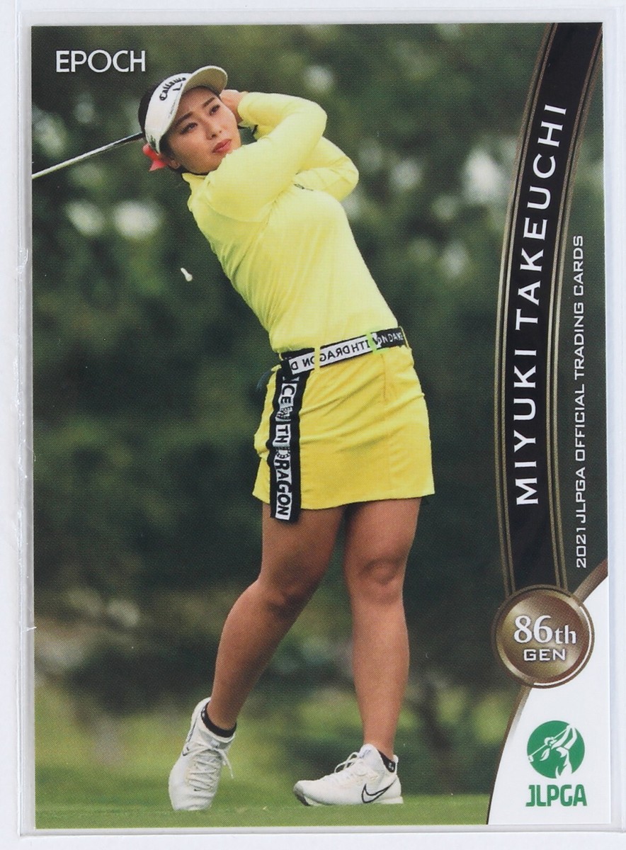 jlpga カード MIYUKI TAKEUCHI (86 Gen) - 2021 JLPGA Women's Professional