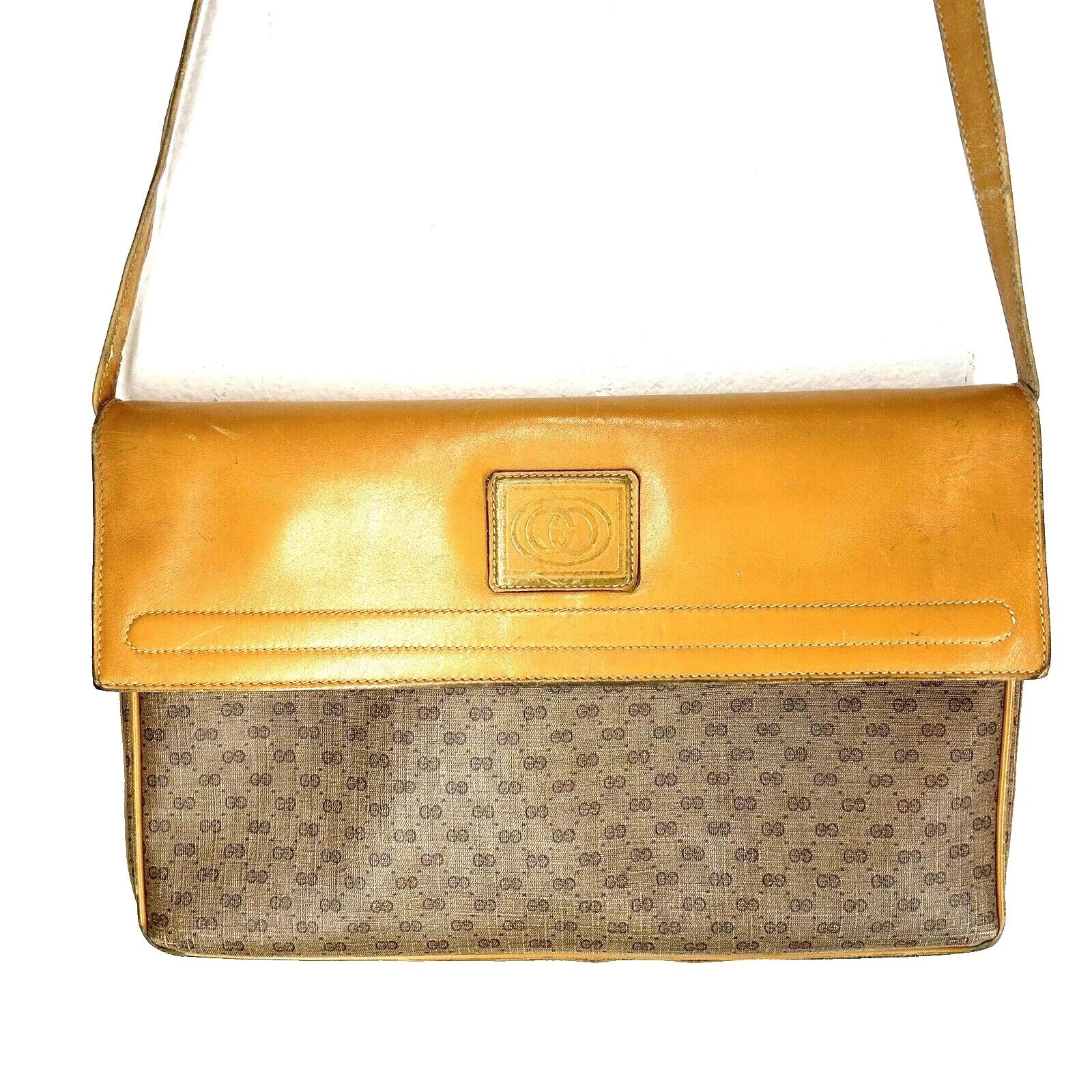 Bolsos vintage 1970s Cuero Gucci, Bolsos y estuches