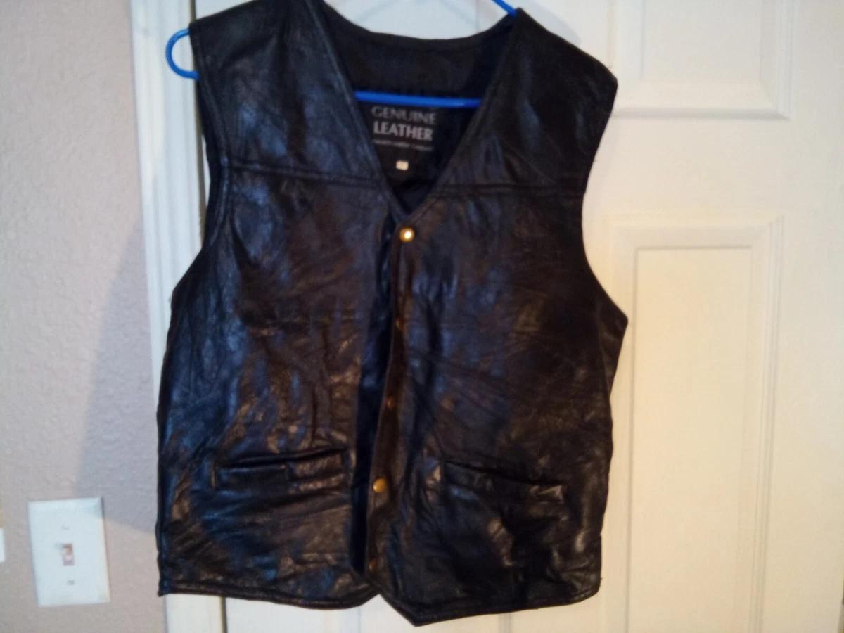 Used leather vests for best sale sale
