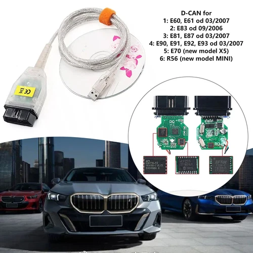 For BMW Coding K +DCAN OBD2 NCS Expert USB Interface Cable Diagnostic - Picture 20 of 23