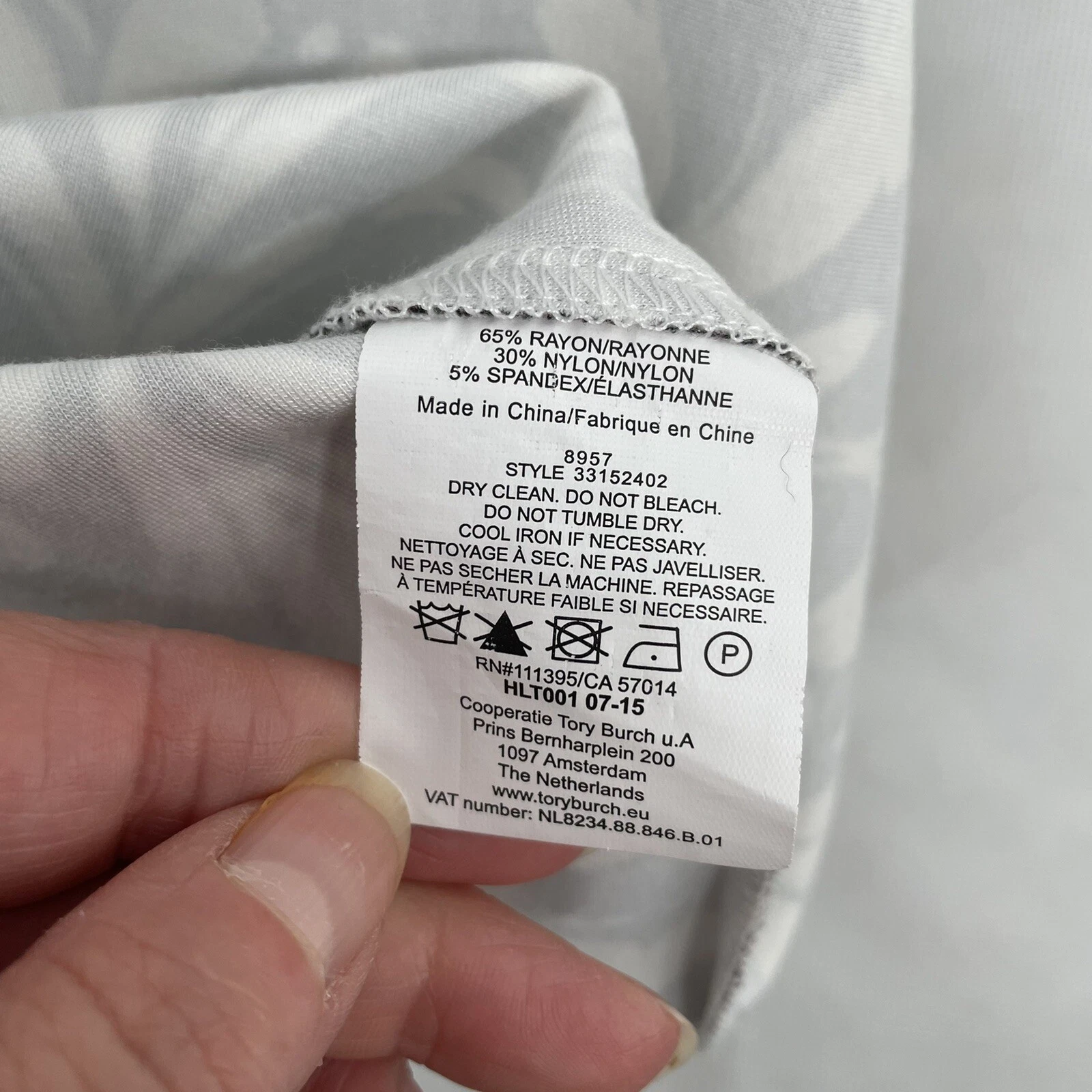 Abito Tory Burch Brushstroke Symphony Shift linea taglia M