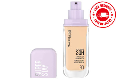 Maybelline New York 30H Lumi Matte Foundation, 90 Very Light, Neutral, Superstay