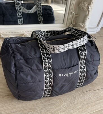 Givenchy Baby Wickeltasche Seesack Weekend Big Bag schwarz weiß 