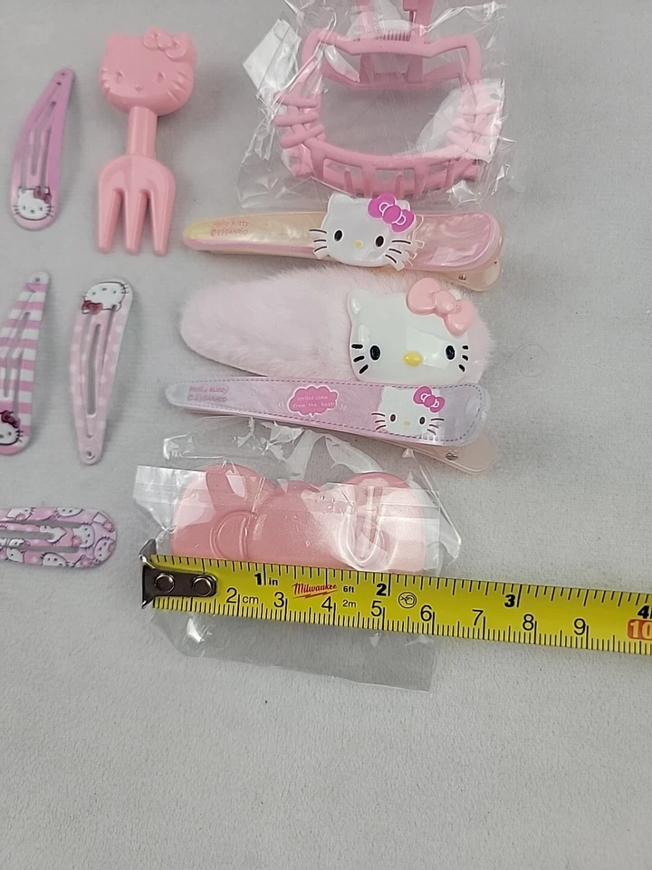 Lote de 10 Pinzas para el Pelo Sanrio Hello Kitty Rosa Pasadores Garra Clip Accesorios  Foto 3 de 4
