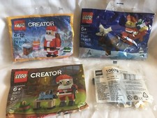 LEGO Holiday Seasonal Christmas Sets 10079, 30478, 30573, and 40010