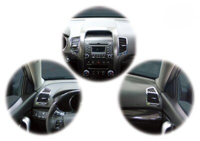 Innenraum Zubehor Kia Sorento 09 12 Tuning Luftung Chrom Rahmen Blenden Sonstige