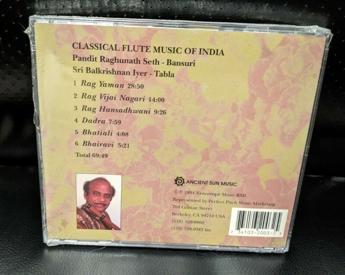 Classical Flute Music Of India CD_Pandit Raghunath Seth