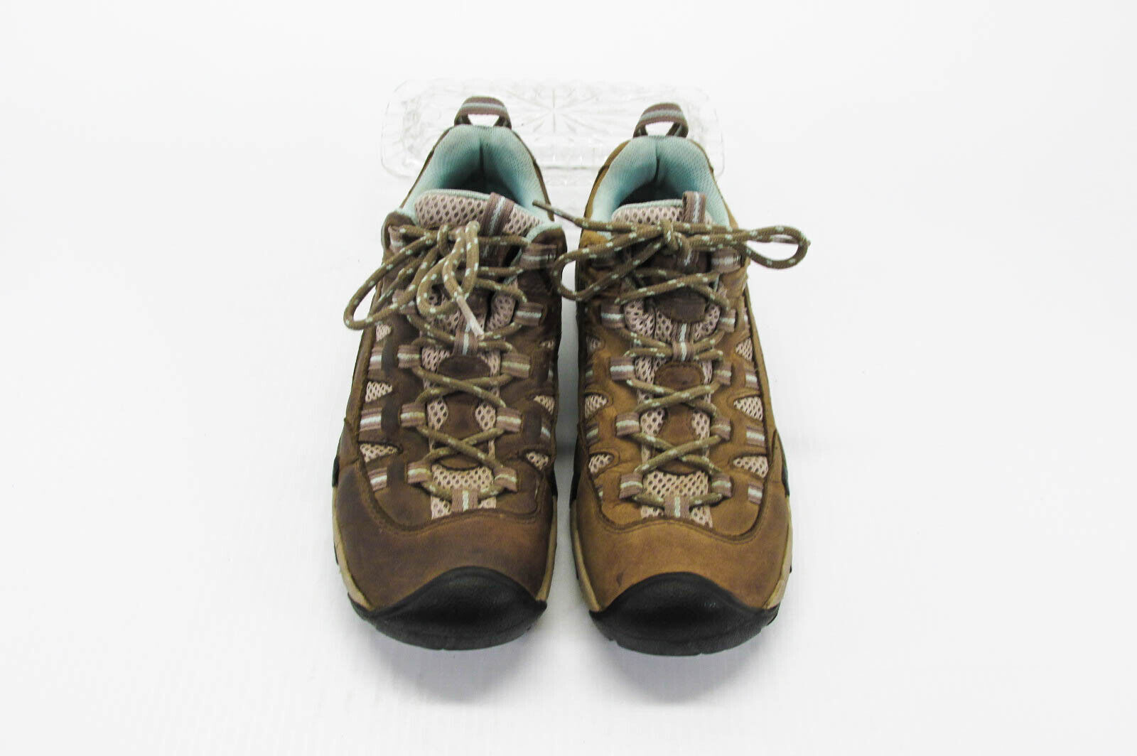 Scarpe da donna Keen Alamosa basse taglia 9 marroni scarpe da trekking trail sneakers usate vq