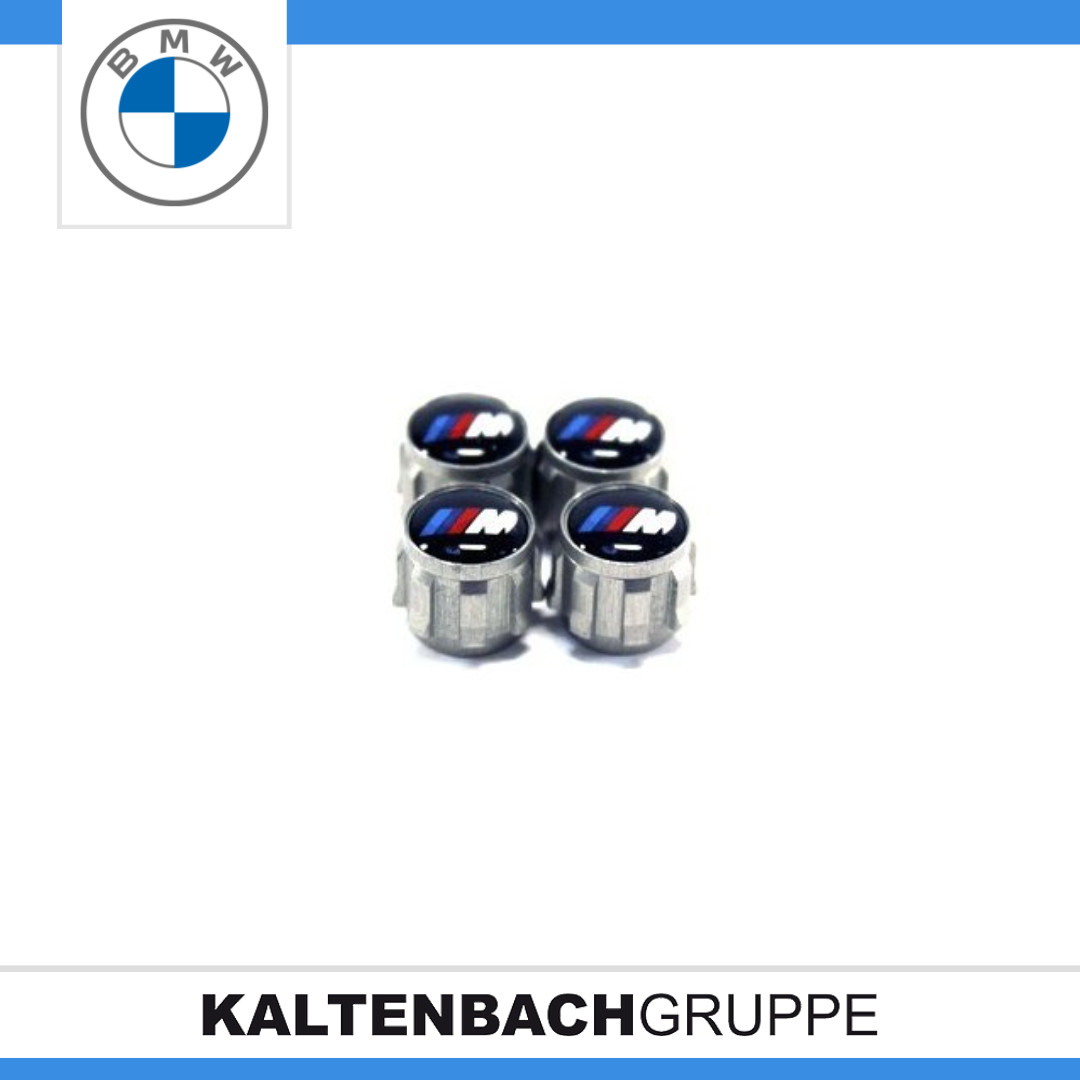 ORIGINAL BMW 4Teilig Ventilkappen M-Logo Aluminium - 36122447402  