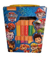 Nickelodeon PAW PATROL BOARD BOOKS Early Learning Set of 12 w/ Carry Case