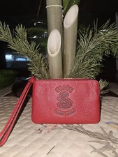Coach New Year 2025 Corner Zip Wristlet YEAR OF THE SNAKE Cz529 Red NWT $138🐉🐉