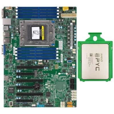 Supermicro H11SSL-i Mainboard + AMD EPYC 7282 7302 7402 7532 7542 7642 7702 CPU
