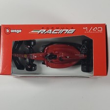 Bburago Formula Racing Die-Cast 1/43 Scale Red F1-75 Ferrari Race Car