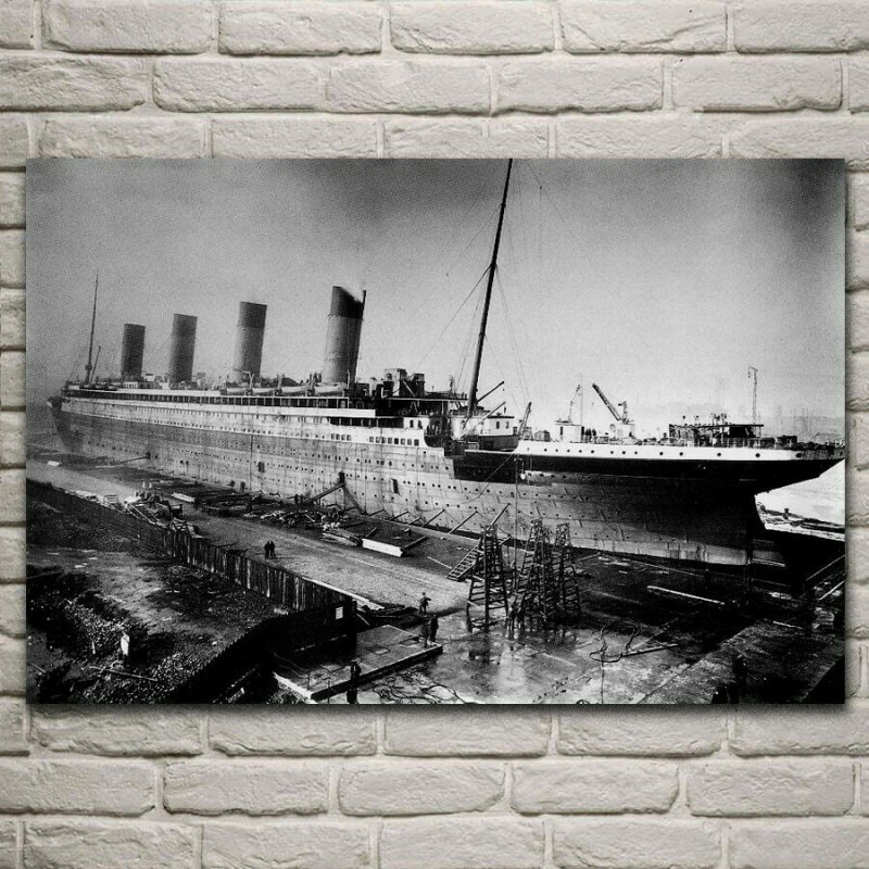 Tableau Titanic sur toile 50x75 cm cadeau idéal pour collectionneur