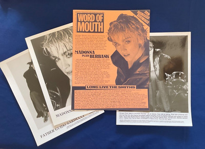 WORD OF MOUTH Publication Warner Records June 1986 Madonna Winwood Pryor FrGuido
