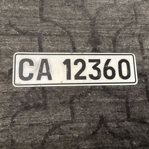 South Africa ๐ฟ๐ฆ Western Cape Province License Plate Cape Town CA 12360 African