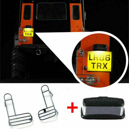 Rear Tail Lamp Cover +License Light for TRX-4 Lxxx Rxxxx Defender RC Car - Picture 2 of 13