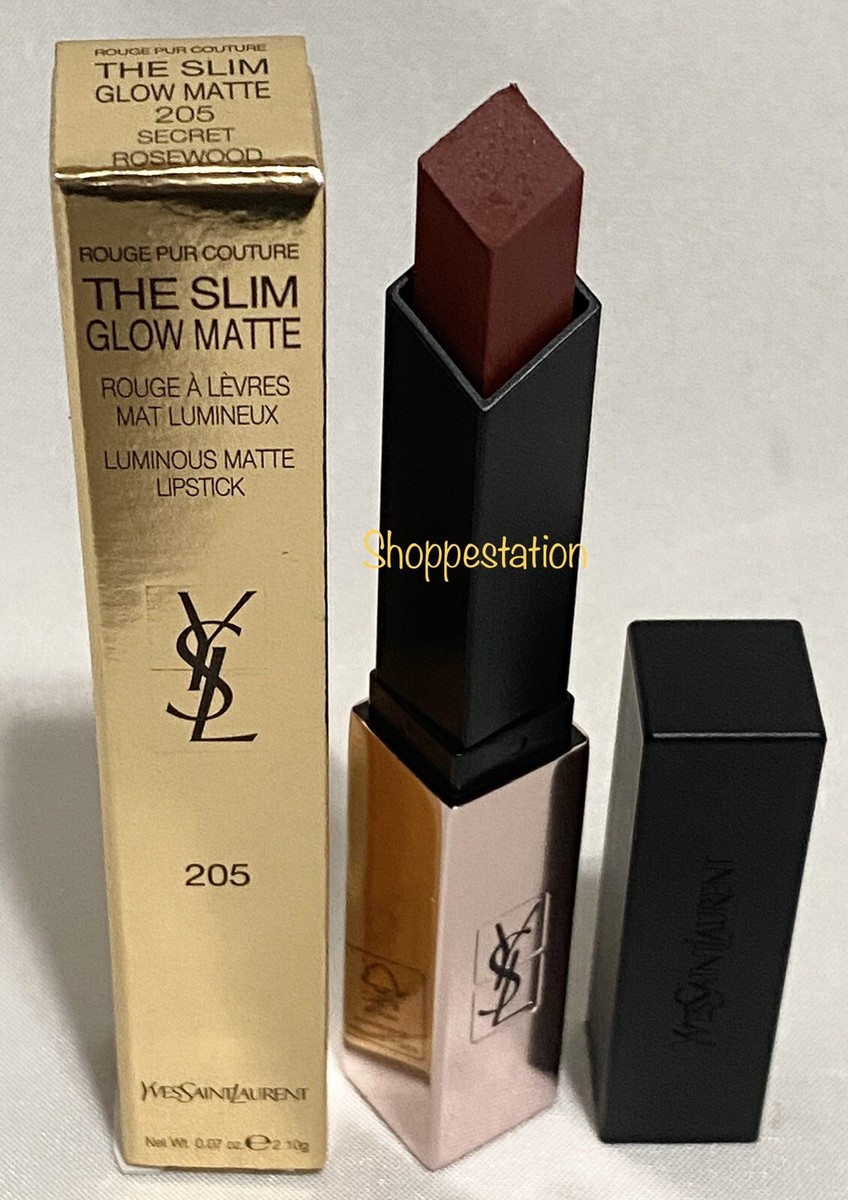 Yves Saint Laurent The Slim Glow Matte Lipstick Shade 205 SECRET
