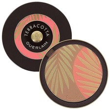Image of NIB GUERLAIN TERRACOTTA FULL SIZE BRONZING & BLUSH POWDER - SOUS LES PALMIERS