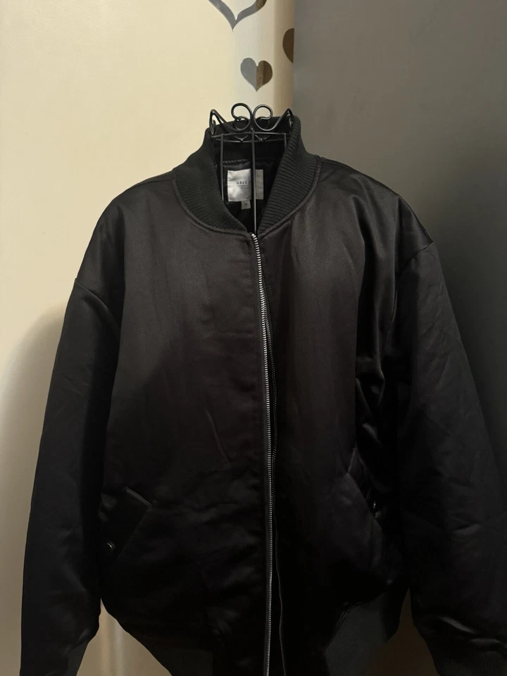 Chaqueta bomber gris laboratorio para mujer Foto 4 de 4