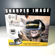 Sharper Image - Platinum Series Virtual Reality Headset with controller