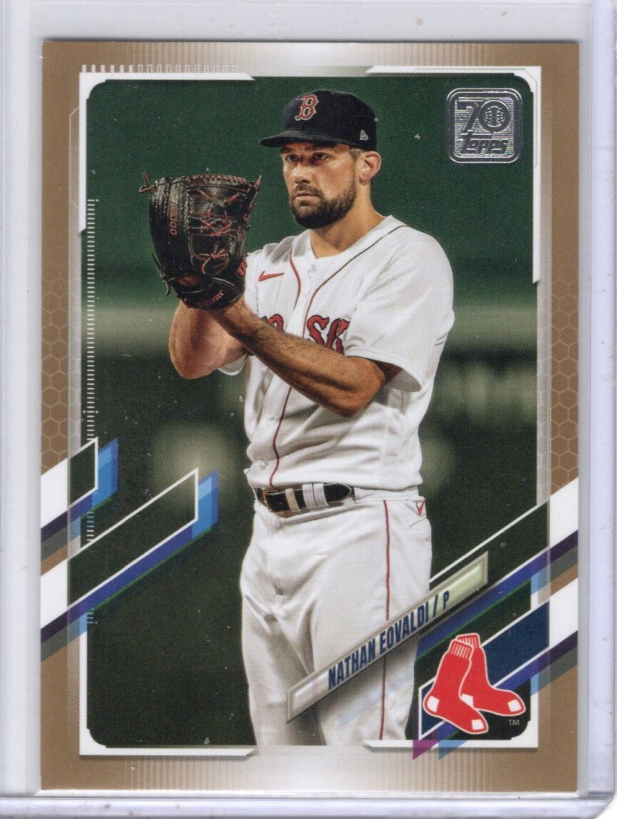 2021 Topps Gold 249/2021 Nathan Edvaldi Boston Red Sox #623